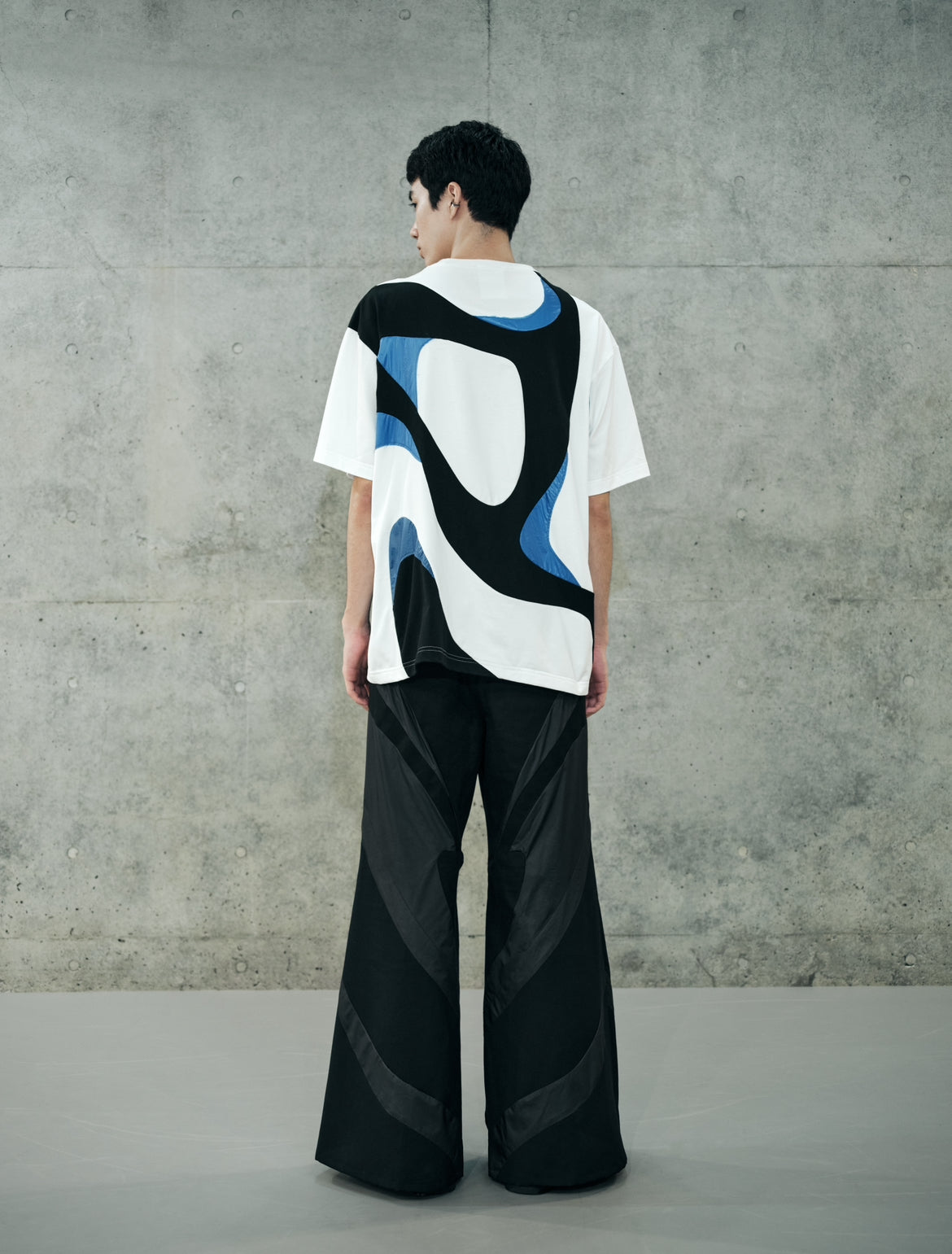 033collection of uneven parts flare pants (made to order)